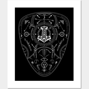 Mjolnir - The Hammer of Thor | Norse Pagan Symbol Posters and Art